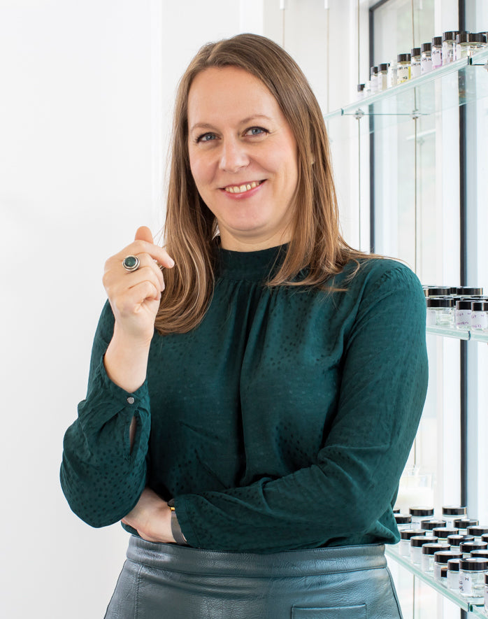 Portrait of Julie Pluchet, perfumer.