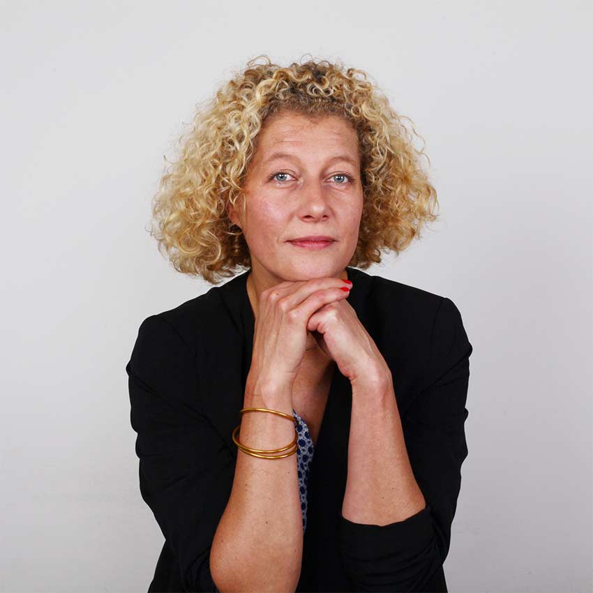 Portrait of Karine Chevallier, perfumer.