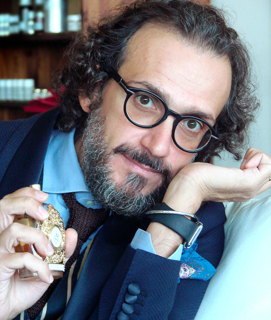 Portrait of Paolo Terenzi, perfumer.