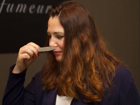 Portrait of Rania Jouaneh, perfumer.