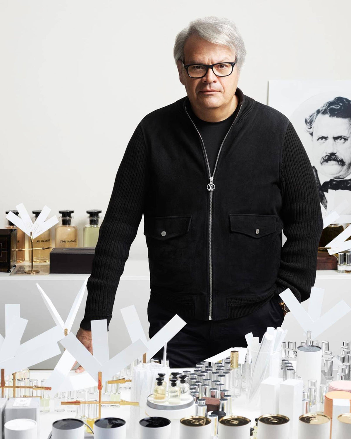 Portrait of Jacques Cavallier, perfumer.