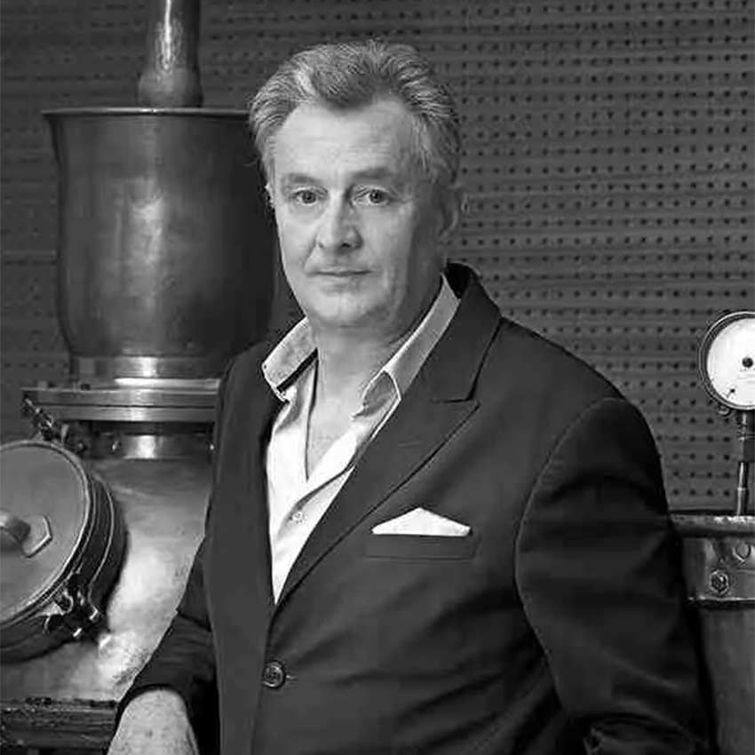 Portrait of Marc Zini, perfumer.