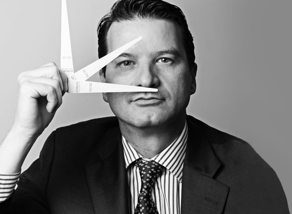 Portrait of Thierry Wasser, perfumer.