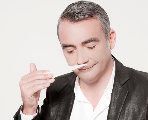Portrait of Christophe Raynaud, perfumer.