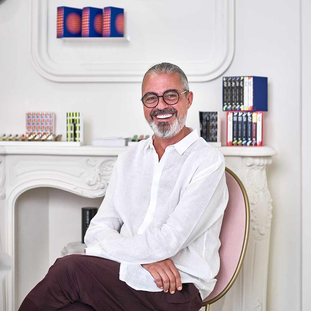 Portrait of Gerald Ghislain, perfumer.
