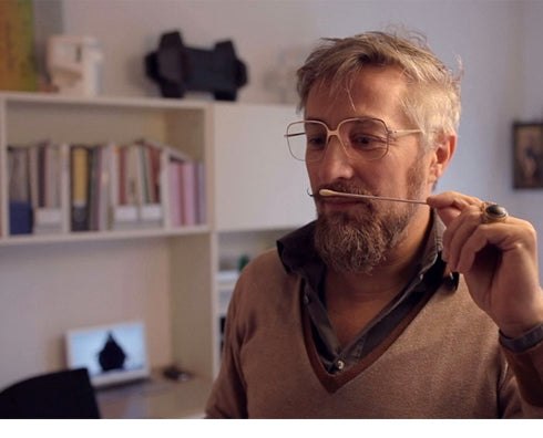 Portrait of Alessandro Gualtieri, perfumer.