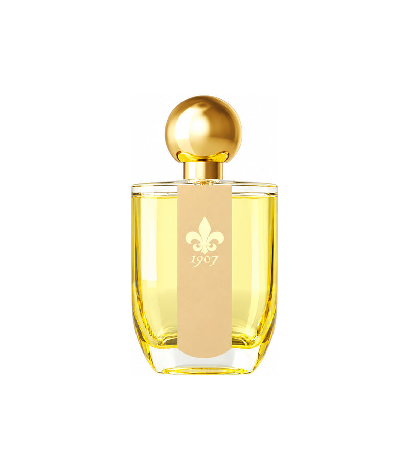 1907 PERFUMES NOM — authentic full fragrance bottle on pure white