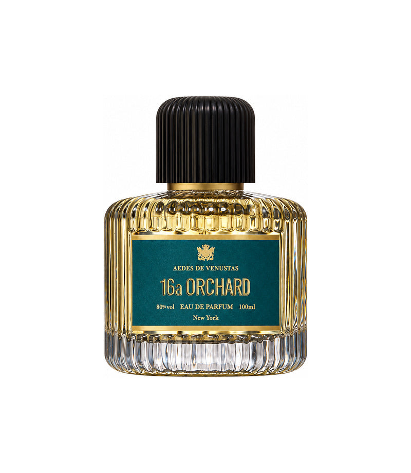 AEDES DE VENUSTAS 16A ORCHARD STREET — authentic full fragrance bottle on pure white