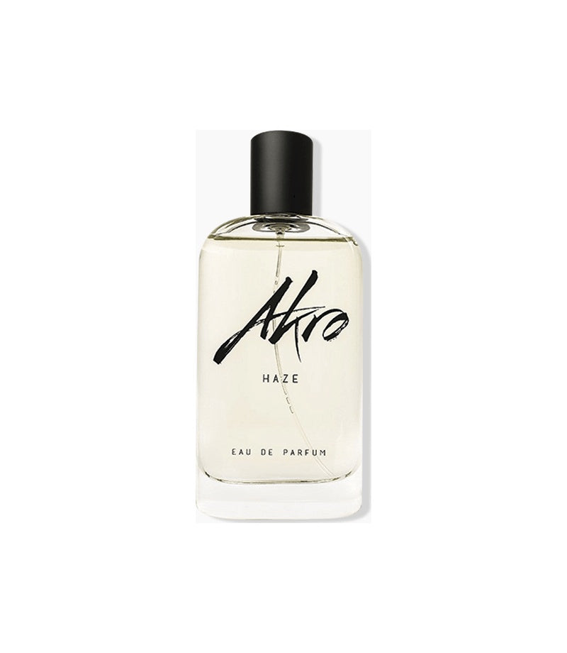 HAZE by AKRO original perfume bottle on white