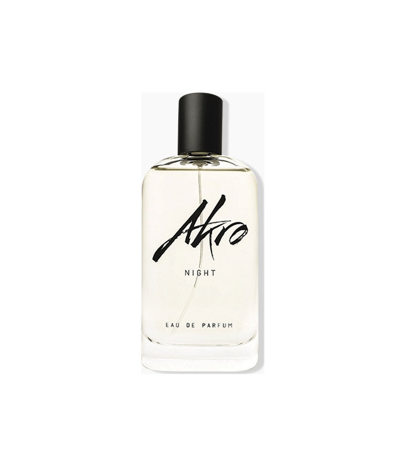 NIGHT by AKRO original perfume bottle on white