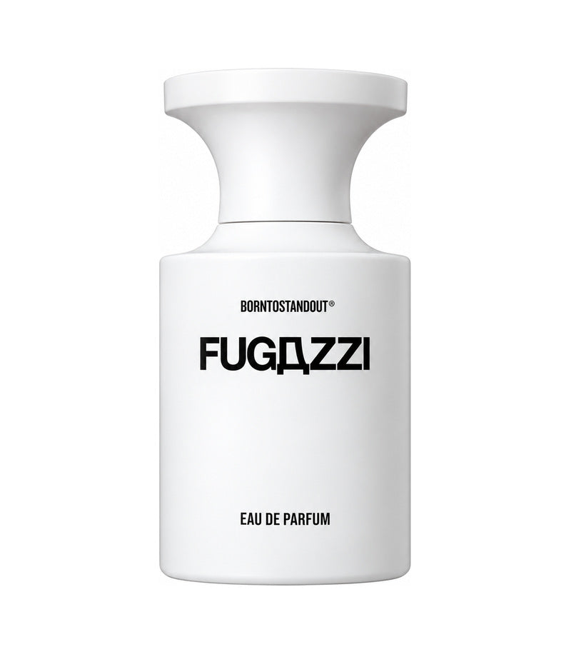FUGAZZI by BORNTOSTANDOUT authentic original bottle on a pure white background