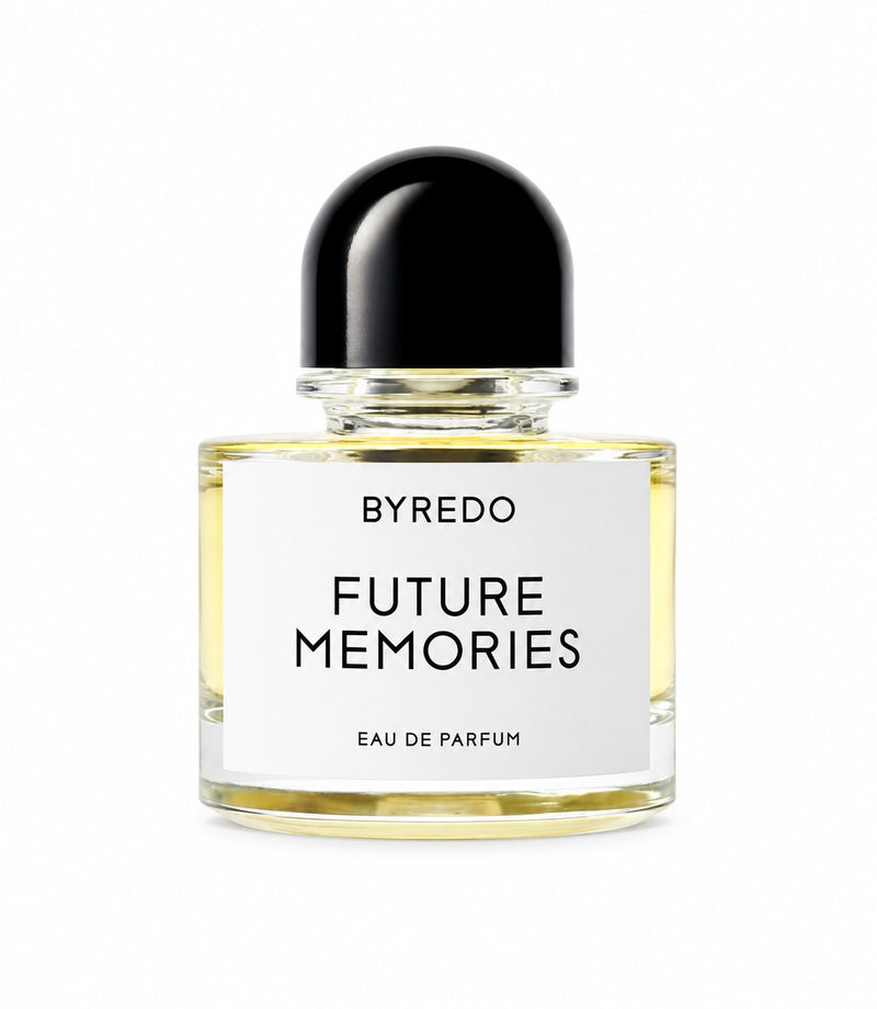 Byredo FUTURE MEMORIES bottle on a clean white background