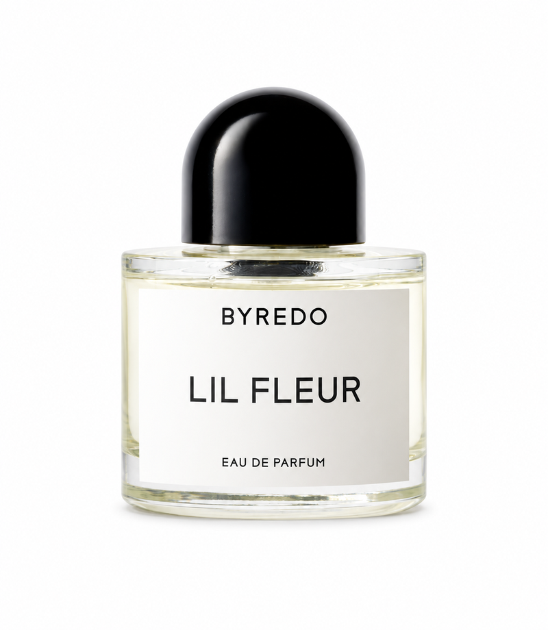 Byredo LIL FLEUR bottle on a clean white background