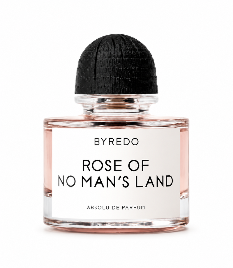 Byredo ROSE OF NO MAN'S LAND ABSOLU DE PARFUM bottle on a clean white background