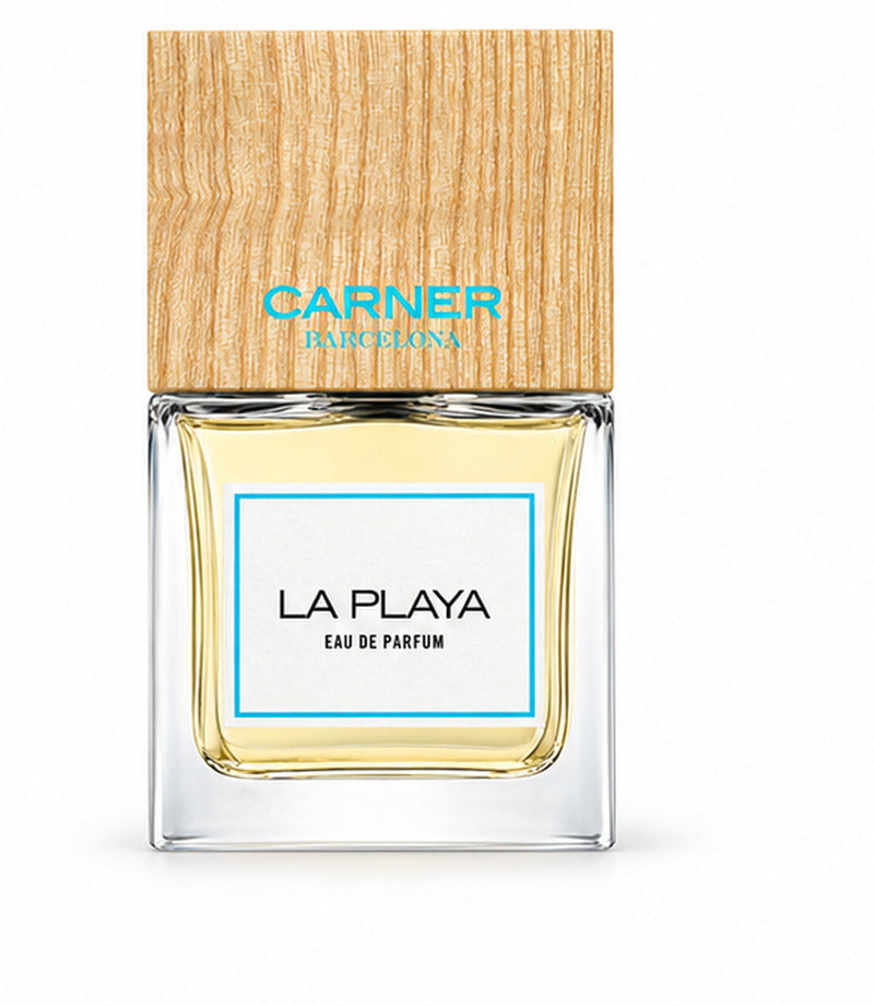 LA PLAYA by CARNER BARCELONA authentic original bottle on a pure white background