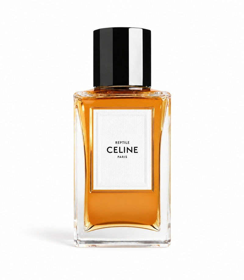CELINE Reptile authentic bottle photograph, standardized on white