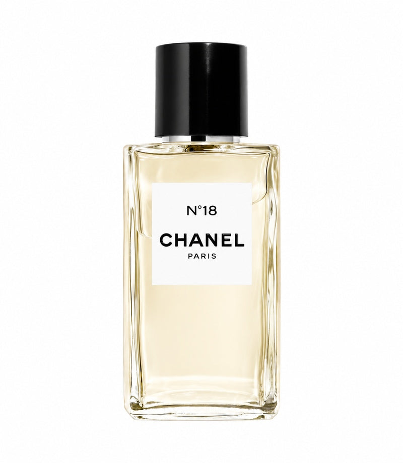 CHANEL N°18 Eau de parfum original bottle on pure white background