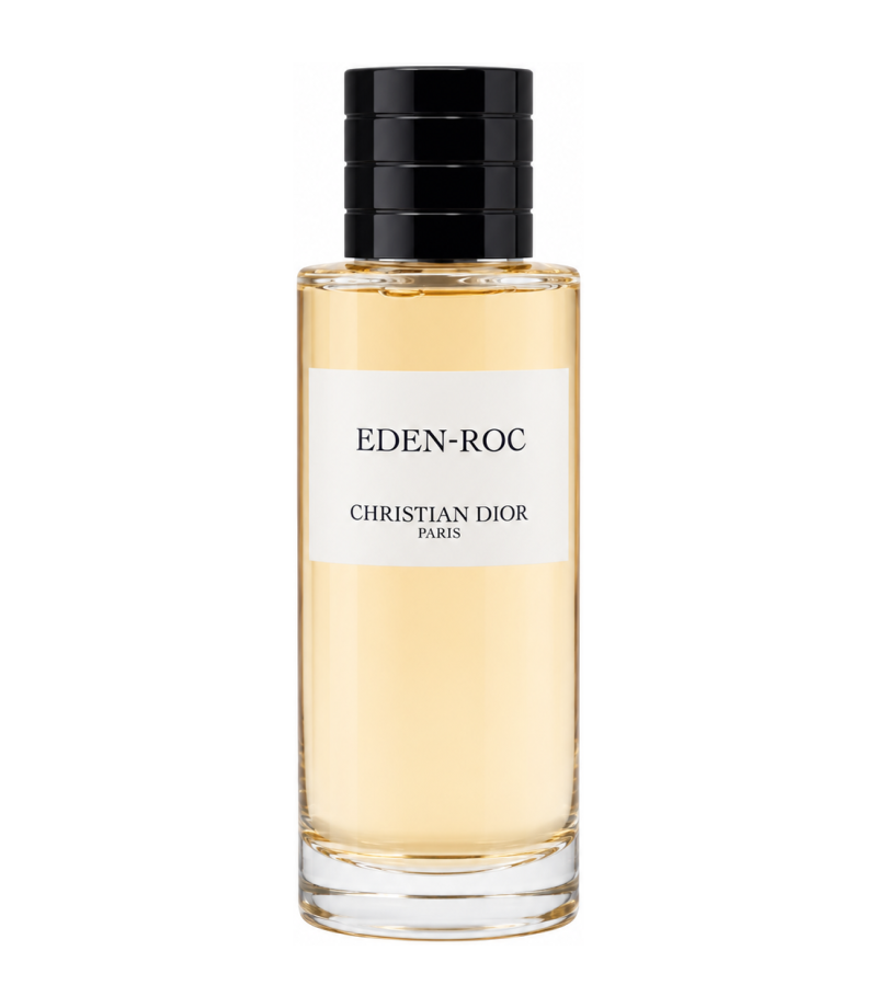 Christian Dior Eden-Roc authentic original bottle, centered alone on pure white