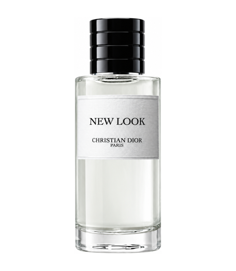 Christian Dior New Look authentic original bottle, centered alone on pure white