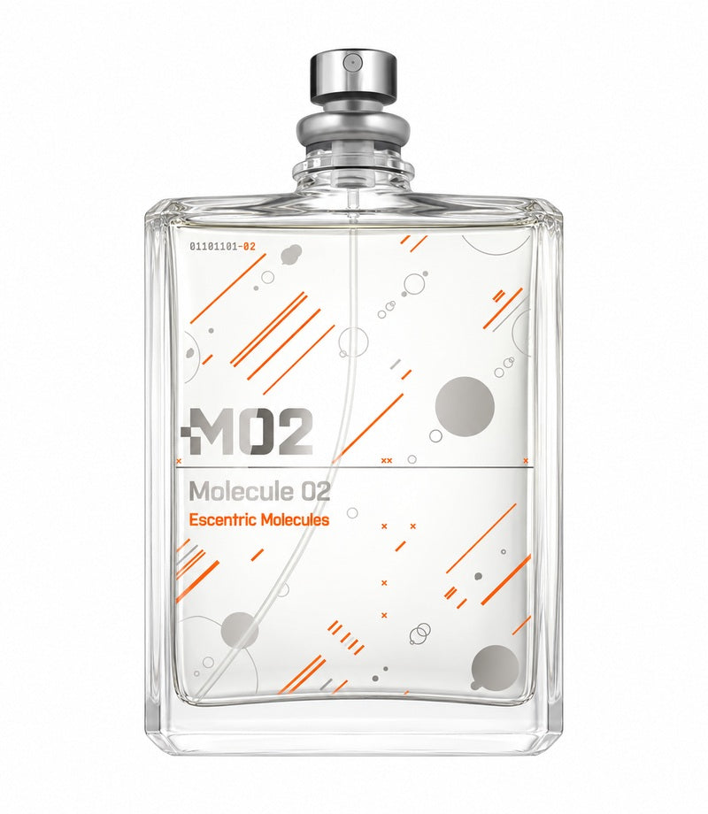 MOLECULE 02 by Escentric Molecules original full bottle on pure white