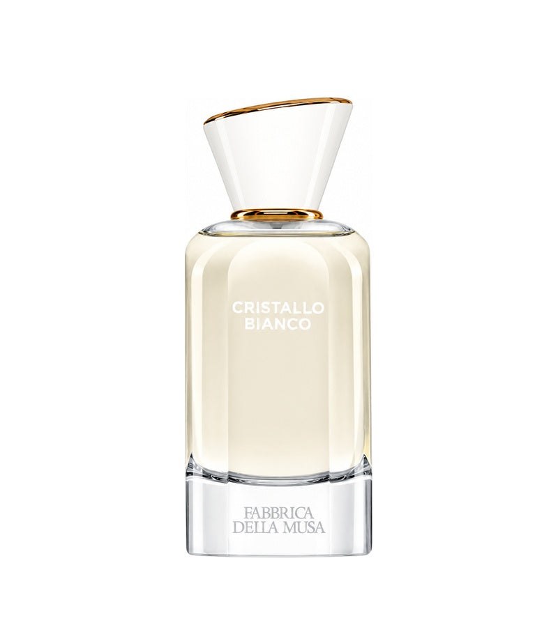 CRISTALLO BIANCO by FABBRICA DELLA MUSA — original fragrance bottle on pure white