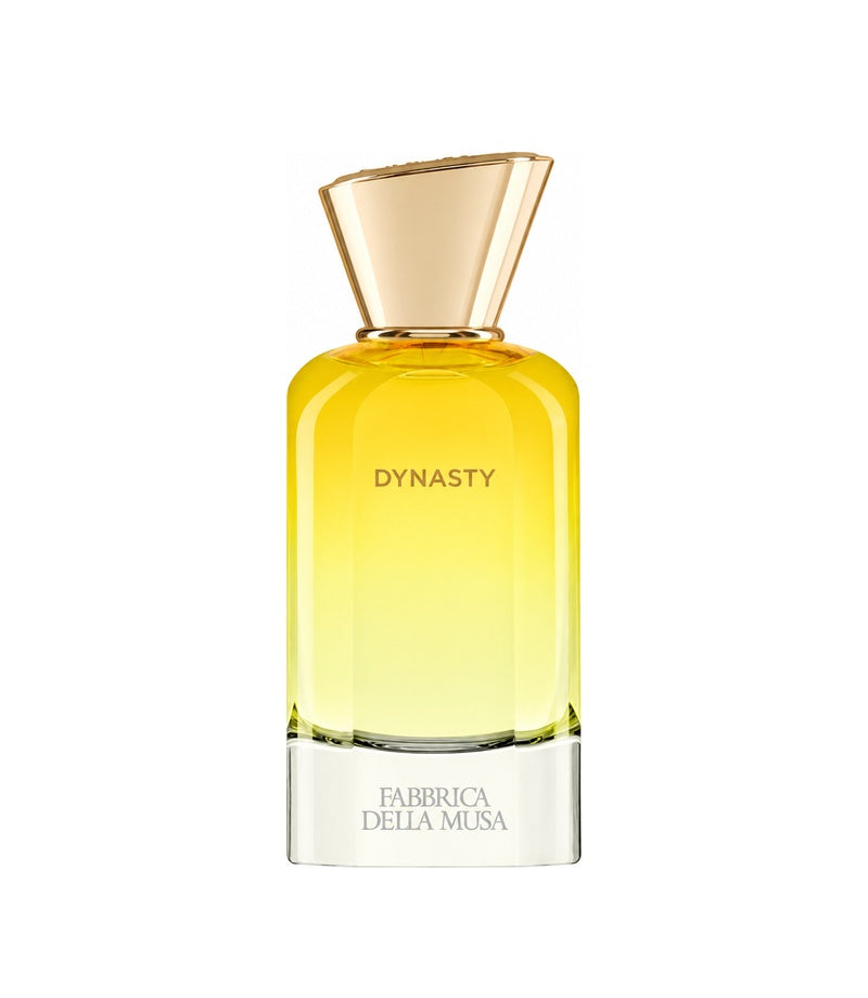 DYNASTY by FABBRICA DELLA MUSA — original fragrance bottle on pure white