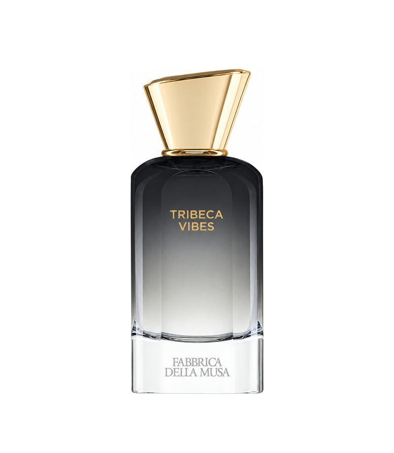 TRIBECA VIBES by FABBRICA DELLA MUSA — original fragrance bottle on pure white