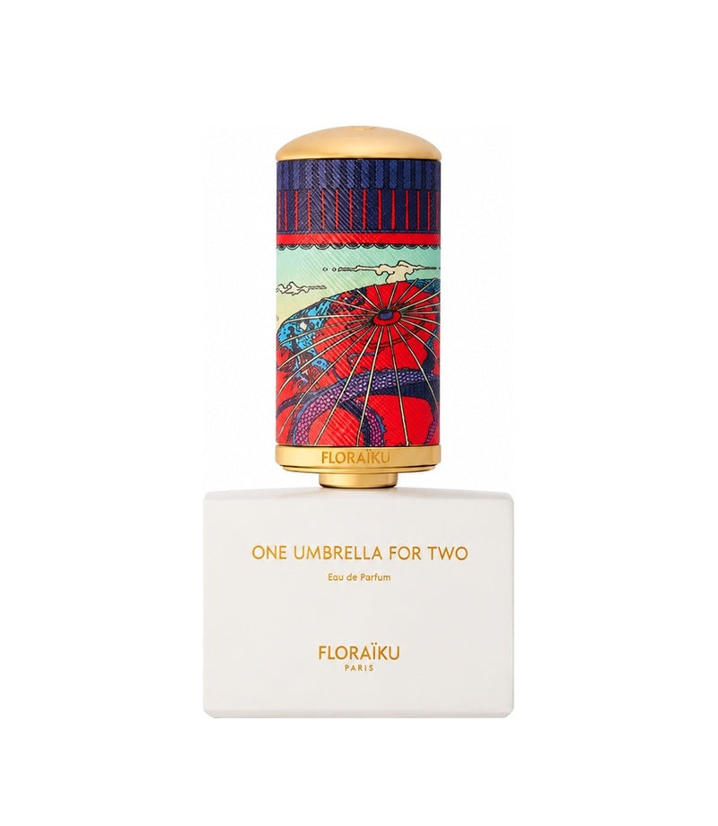 ONE UMBRELLA FOR TWO by FLORAIKU PARIS — original fragrance bottle on pure white