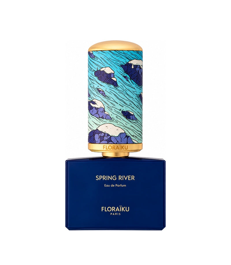 SPRING RIVER by FLORAIKU PARIS — original fragrance bottle on pure white