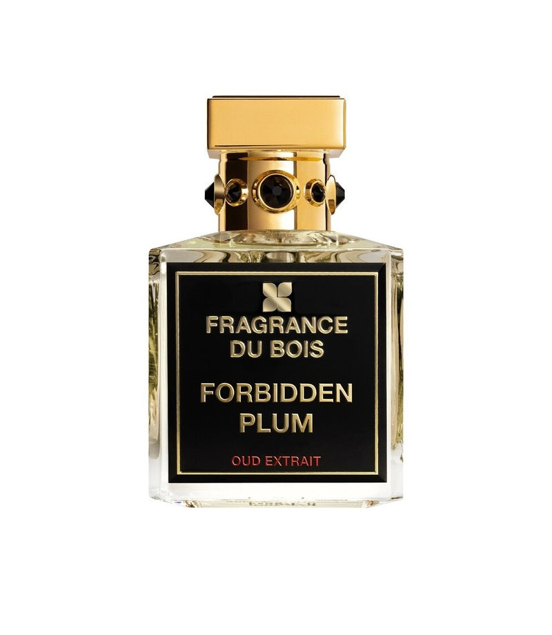FORBIDDEN PLUM OUD EXTRAIT by Fragrance Du Bois — original bottle on white background