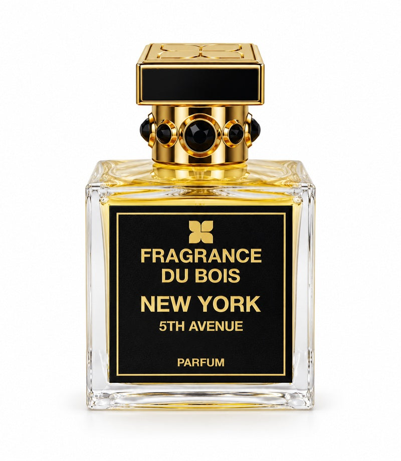 NEW YORK 5TH AVENUE by Fragrance Du Bois — original bottle on white background