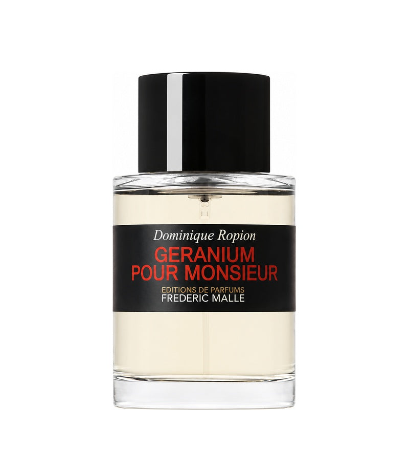 GERANIUM POUR MONSIEUR by Frédéric Malle — original fragrance bottle on pure white