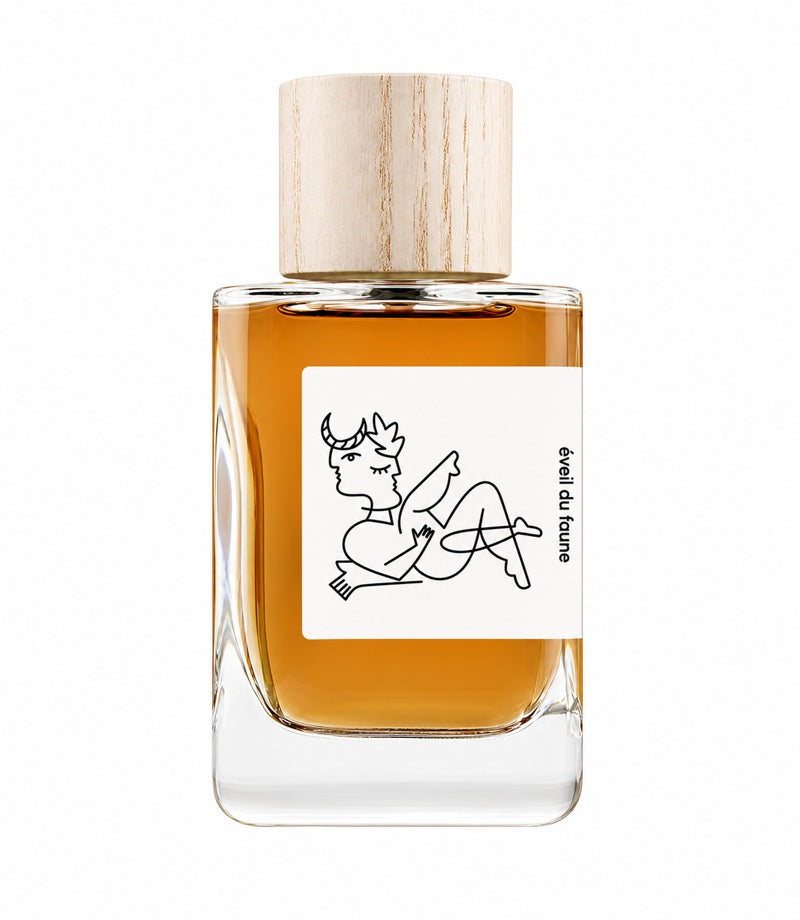 Authentic full Hellenist Éveil du Faune 100 ml bottle on pure white