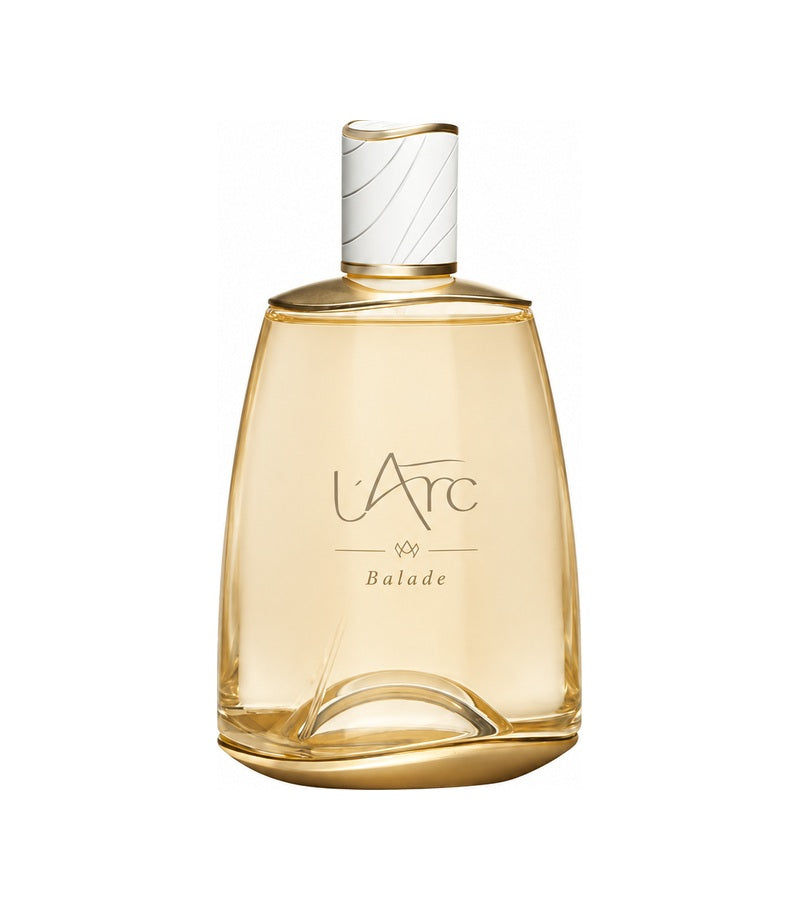 LARC BALADE,TIARÉ DE TAHITI authentic full bottle on pure white