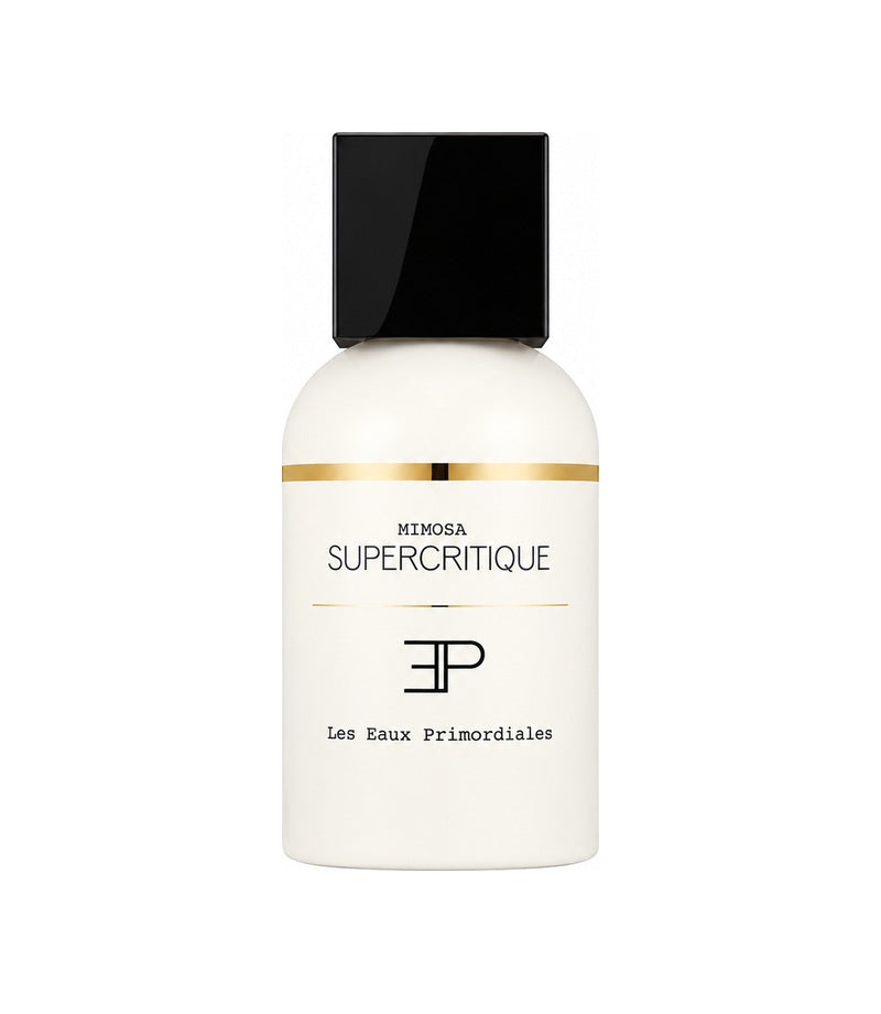 LES EAUX PRIMORDIALES MIMOSA SUPERCRITIQUE authentic full bottle on pure white