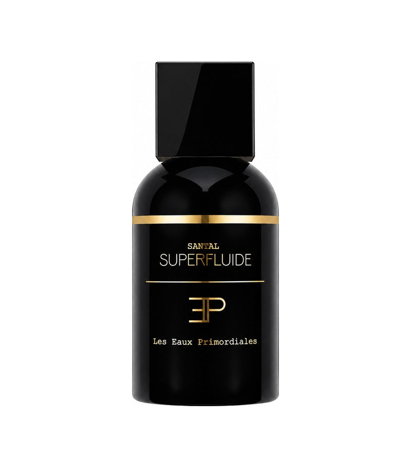 LES EAUX PRIMORDIALES SANTAL SUPERFLUIDE authentic full bottle on pure white