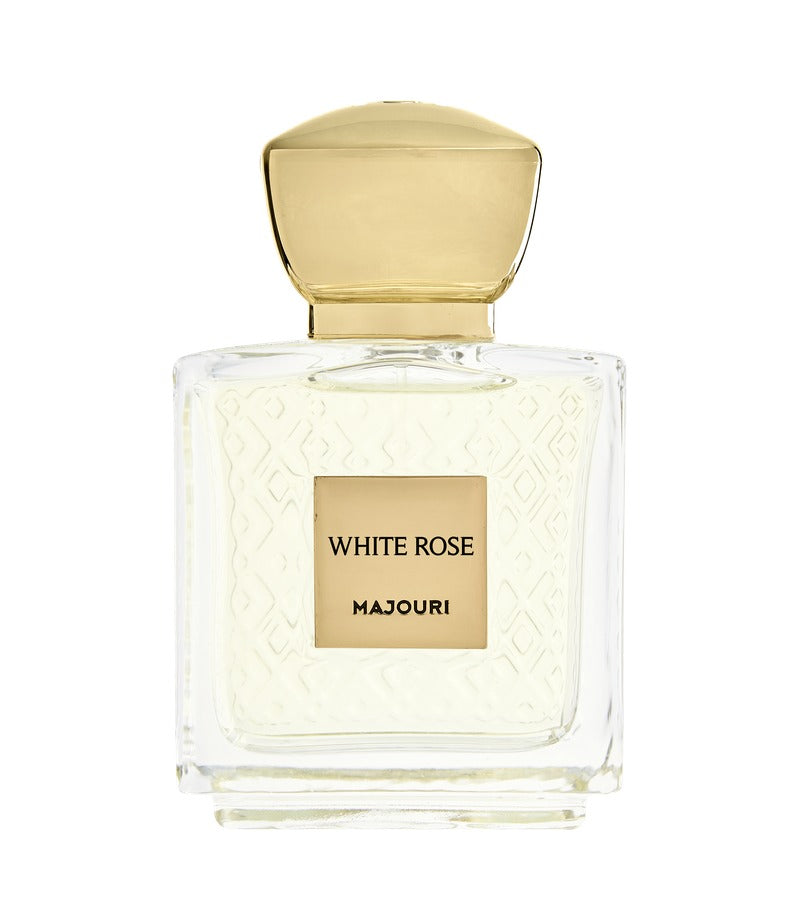 White Rose by Majouri — authentic full bottle on white