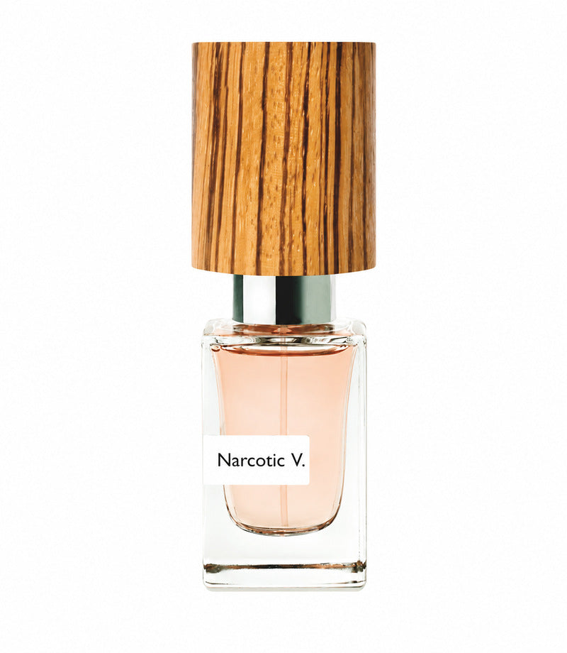 Narcotic V by Nasomatto — authentic original fragrance bottle on white