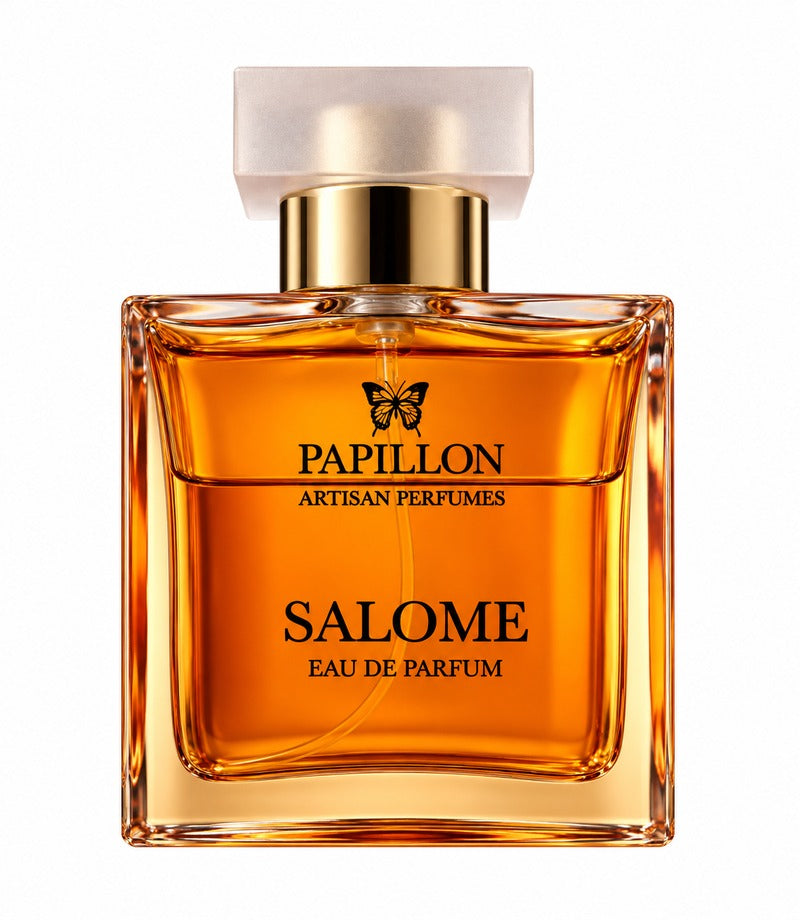 Salome by PAPILLON ARTISAN PERFUMES: authentic original bottle on white