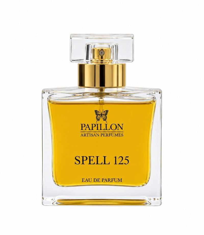 Spell 125 by PAPILLON ARTISAN PERFUMES: authentic original bottle on white