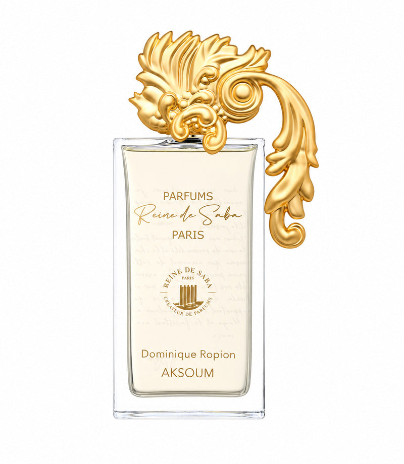 Aksoum by Reine de Saba — authentic original fragrance bottle on white
