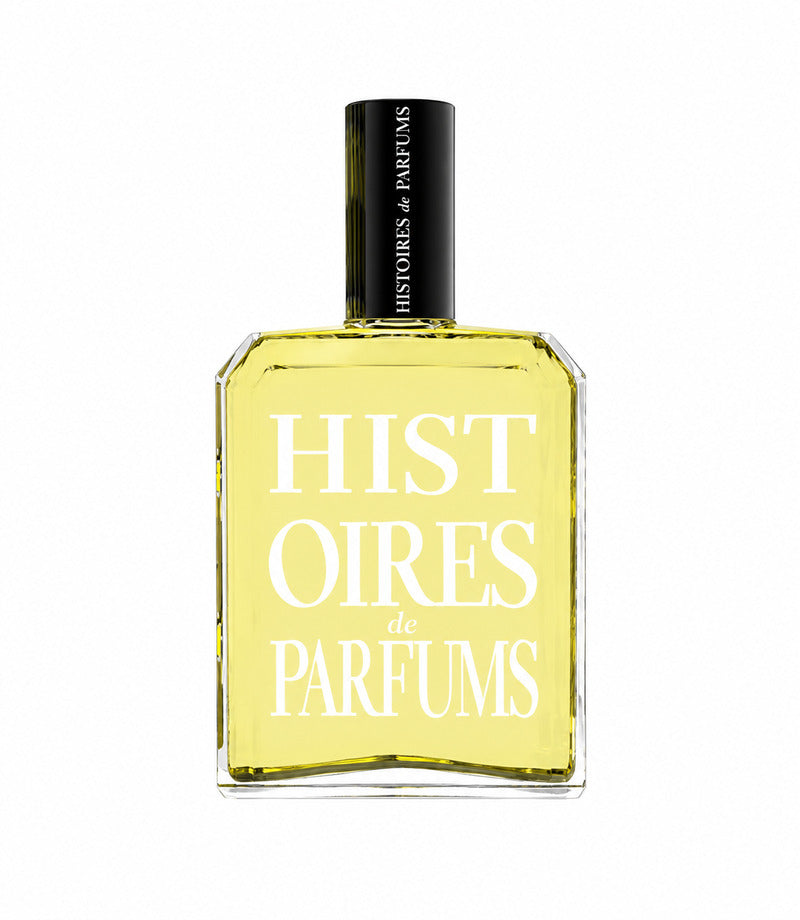 NOIR PATCHOULI by Histoires de Parfums bottle on pure white