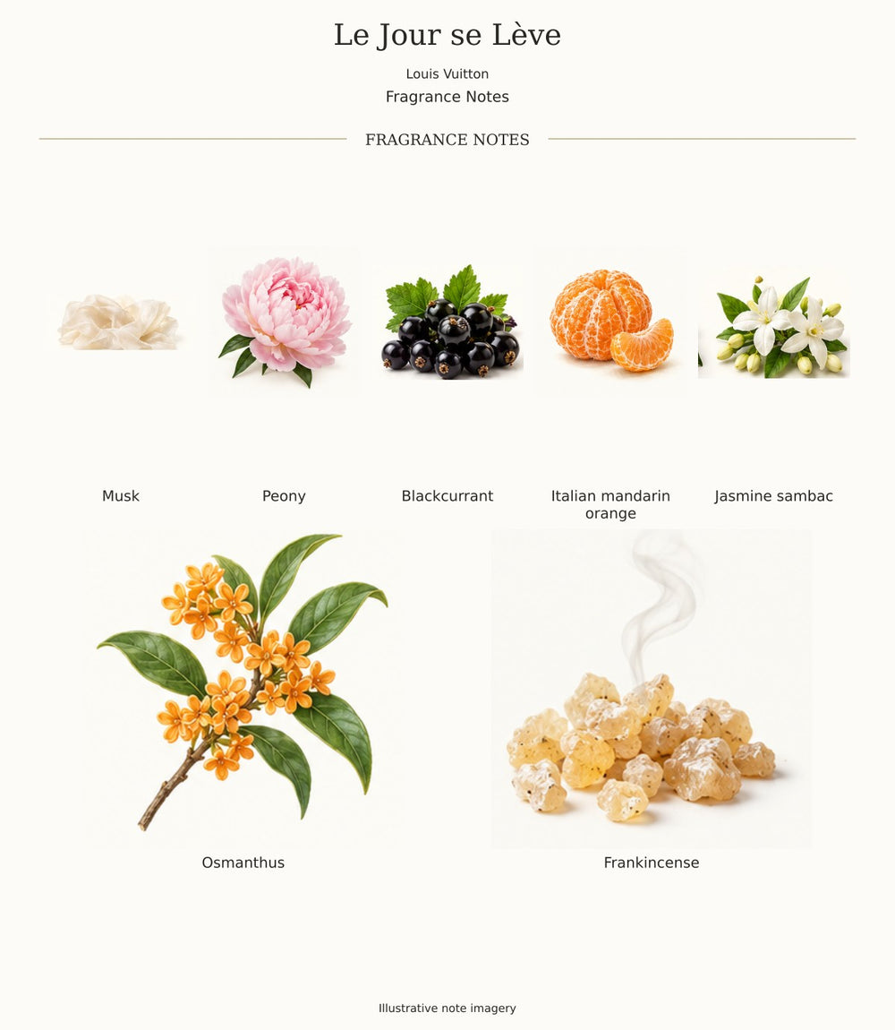 Le Jour se Lève by Louis Vuitton — complete fragrance notes
