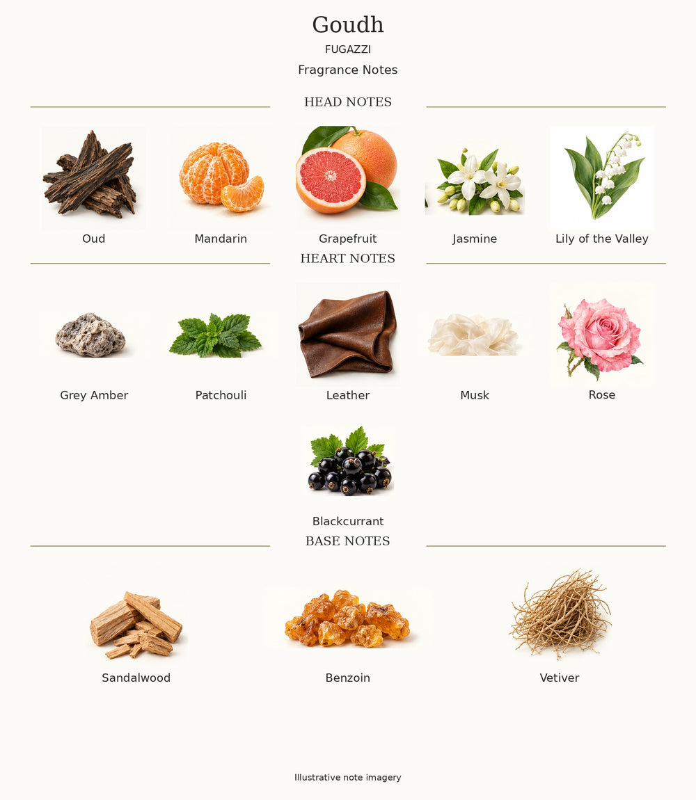 Goudh by FUGAZZI — complete fragrance notes