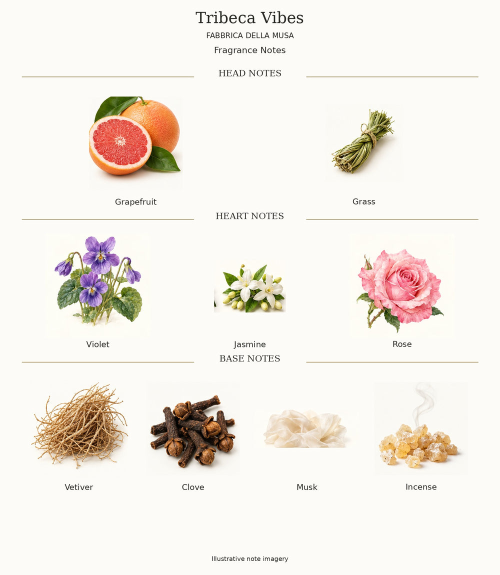 Tribeca Vibes by FABBRICA DELLA MUSA — complete fragrance notes