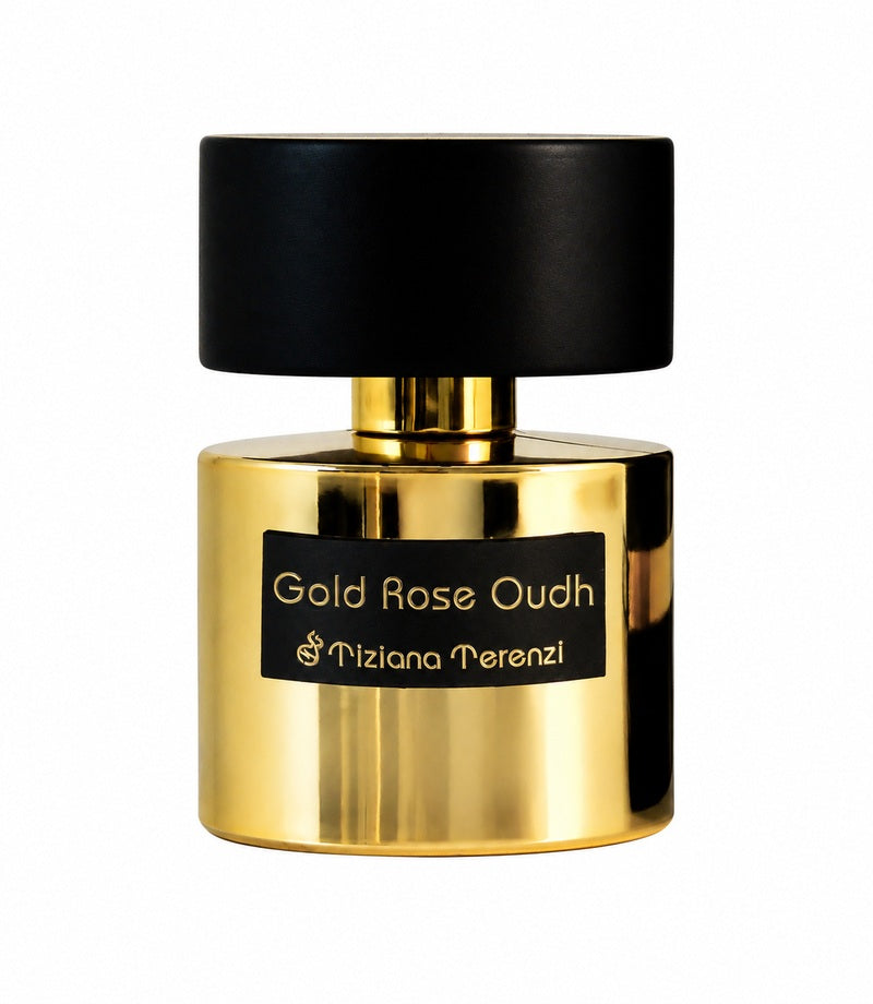 Gold Rose Oudh by Tiziana Terenzi — authentic original bottle on pure white
