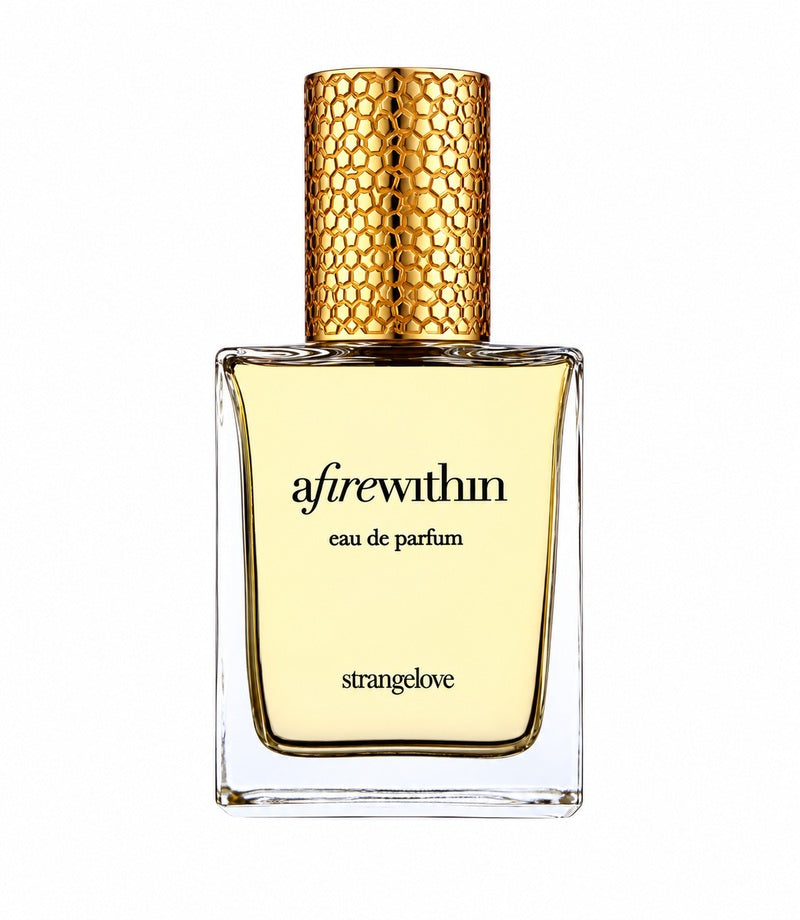 A Fire Within by Strangelove NYC — authentic original bottle on pure white