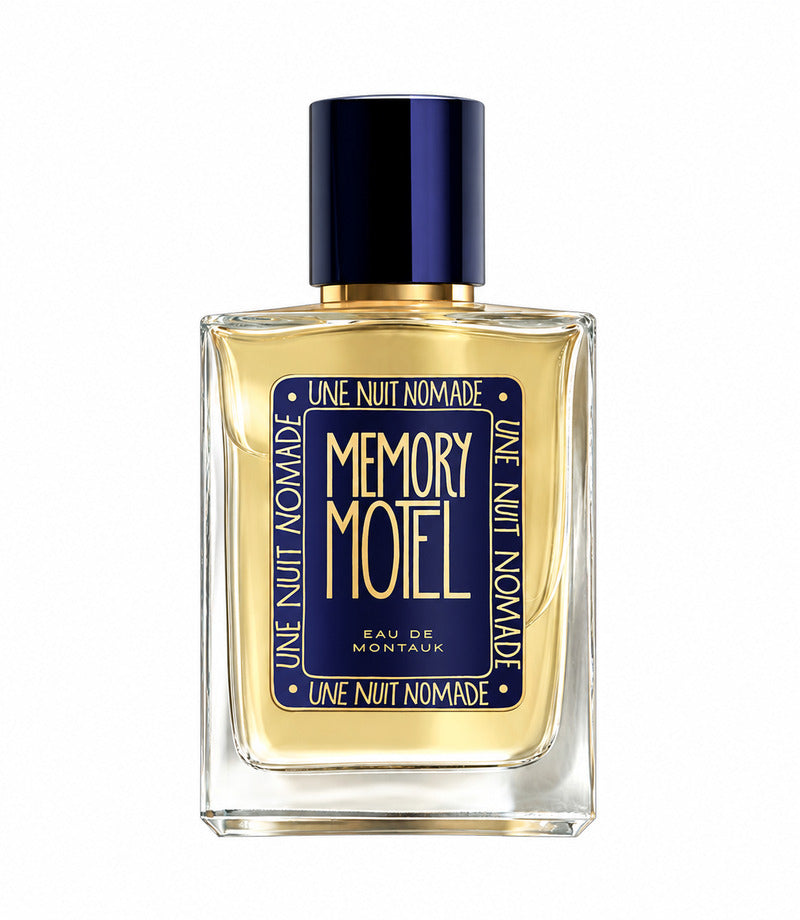 Une Nuit Nomade Memory Motel perfume bottle on pure white