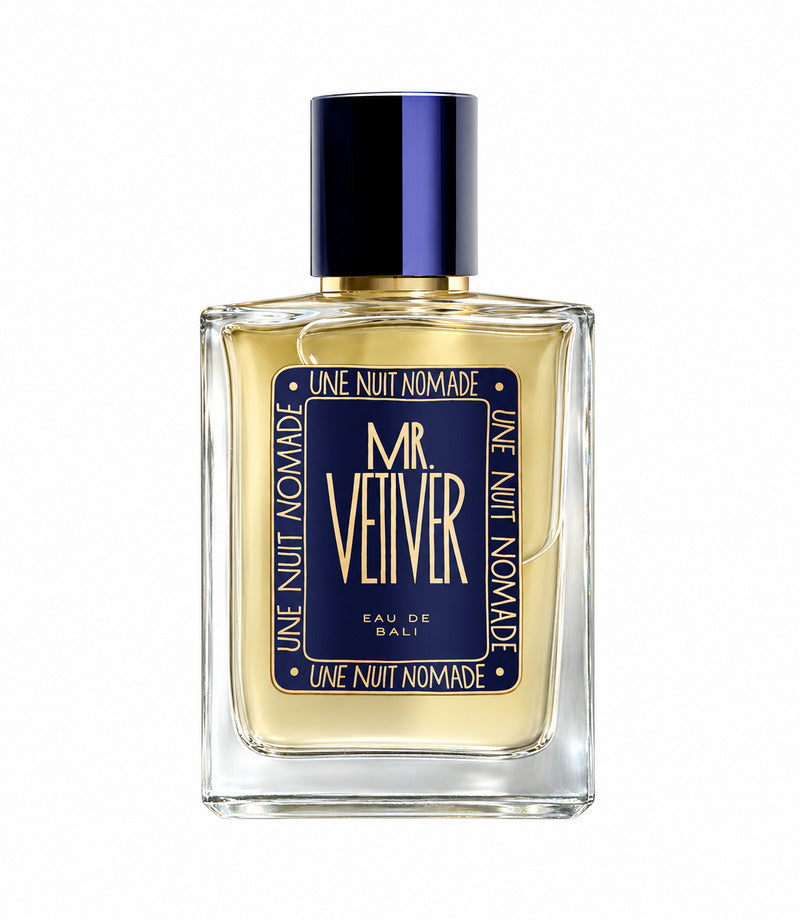 Une Nuit Nomade Mr Vetiver perfume bottle on pure white