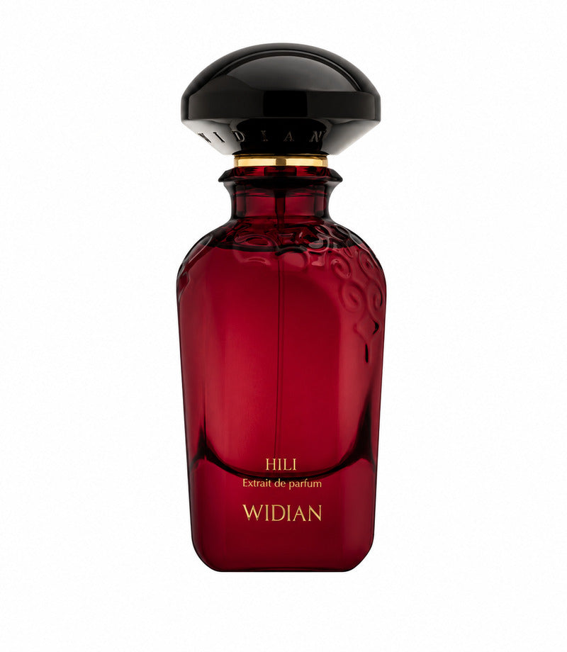Widian Hili perfume bottle on pure white